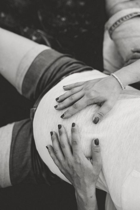 un futur bébé gersois bien au chaud dans le ventre de sa maman
