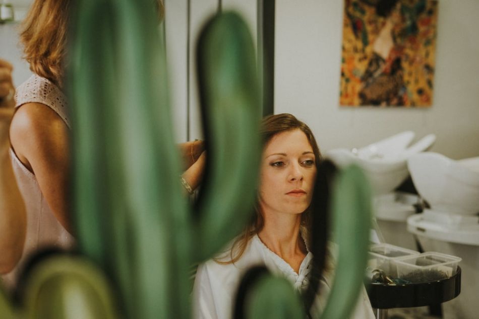 Décoration atypique du salon Carla Coiffure à Auch dans le Gers