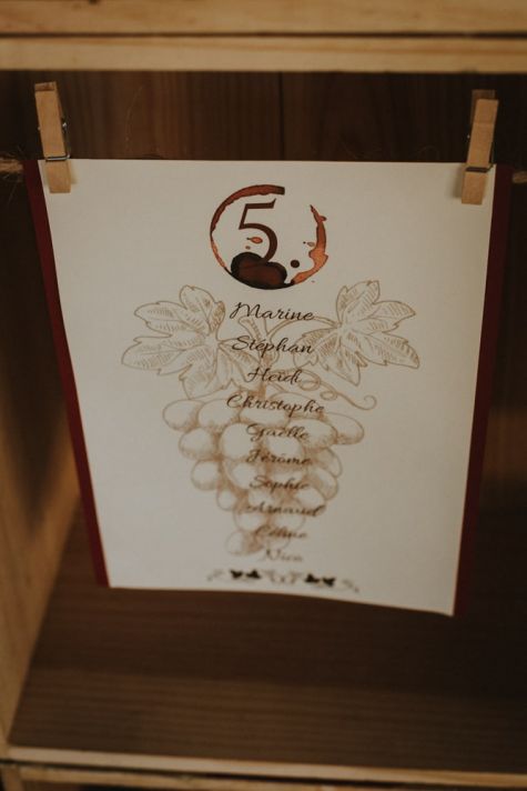 Décoration rustique et chic, sur le thème du vin au domaine de Baulieu à Auch