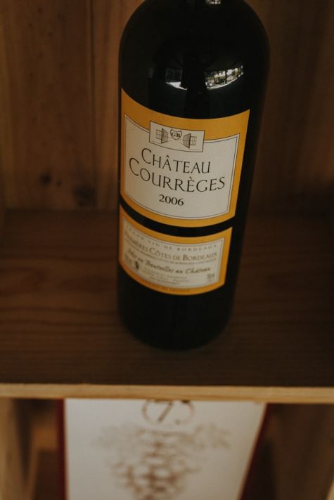 Décoration rustique et chic, sur le thème du vin, au domaine de Baulieu à Auch