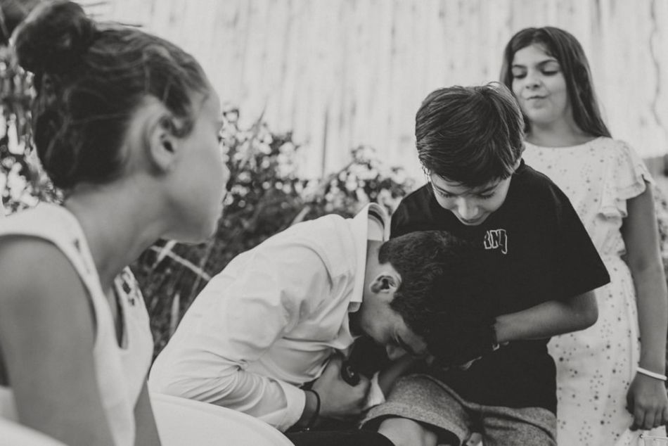 Cocktail d un mariage champêtre sur la terrasse du domaine de Baulieu à Auch, Gers
