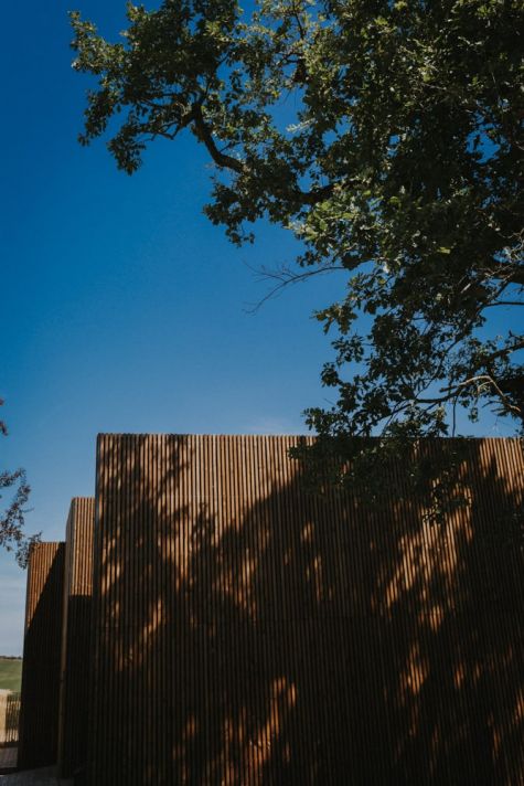 Ciel bleu, feuilles et bois au domaine de Baulieu pour ce mariage champêtre à Auch