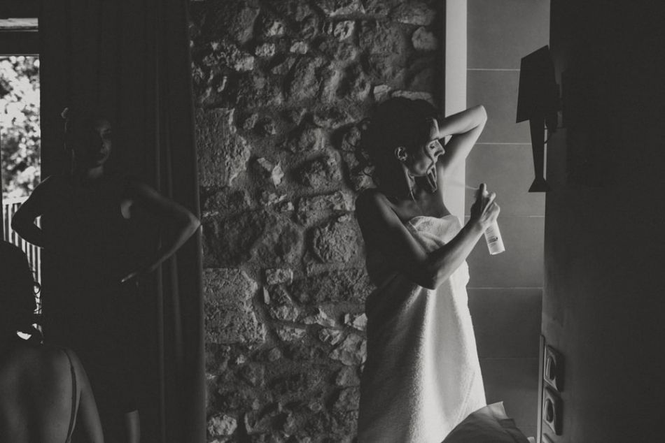 Préparatifs de la mariée, humour, à Auch, Gers