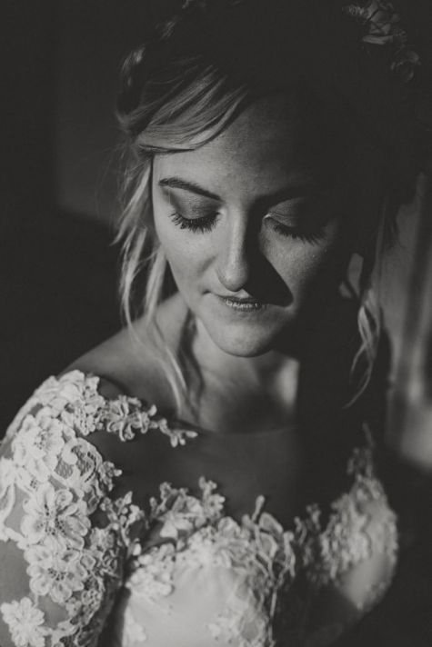 Portrait mariée mariage intimiste à Auch avec MGphotographies