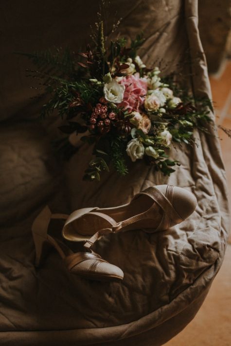 Chaussures mariage romantique avec MGphotographies