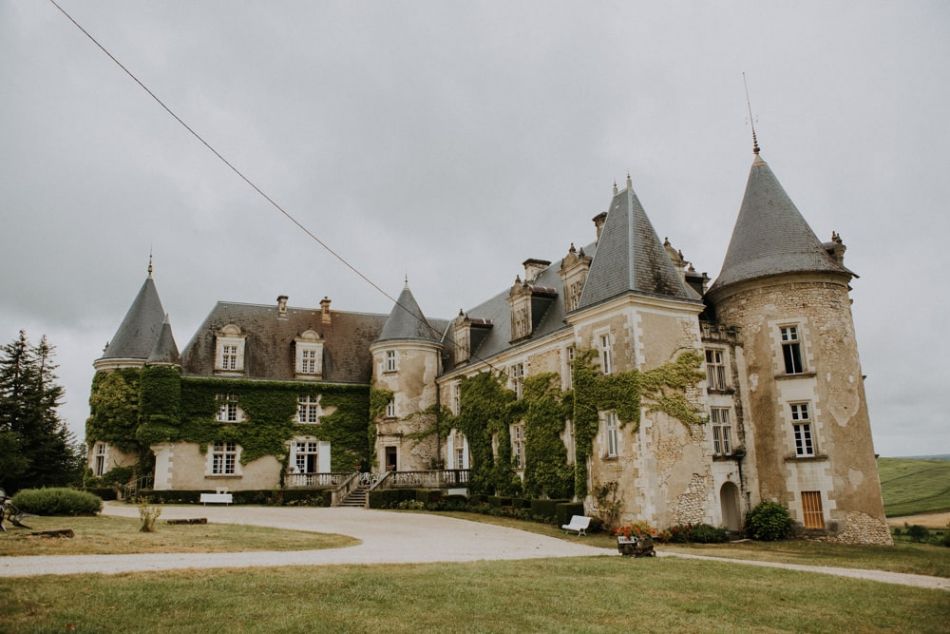 mariage anglais au château de la Côte dans le Périgord