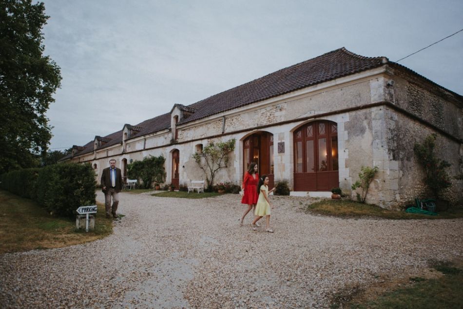Bâtiment de l'orangerie du château de la Côte, mariage anglais en Périgord