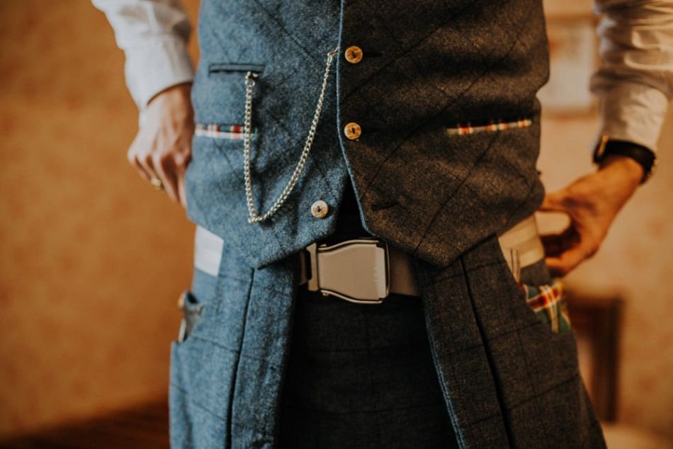 Détail sur un mariage écossais anglais au château de la Côte en Périgord