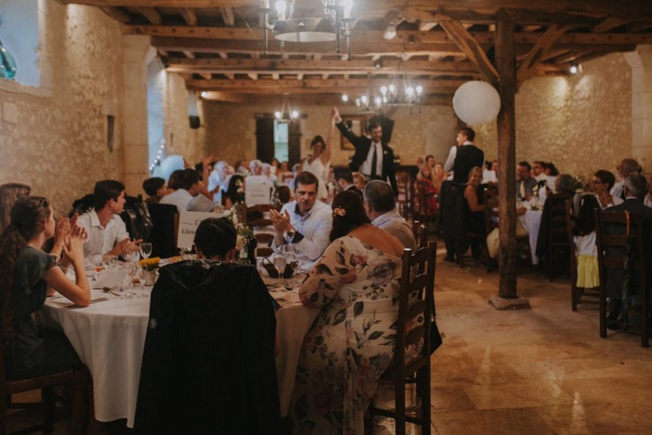 diner mariage anglais, chateau de la Cote