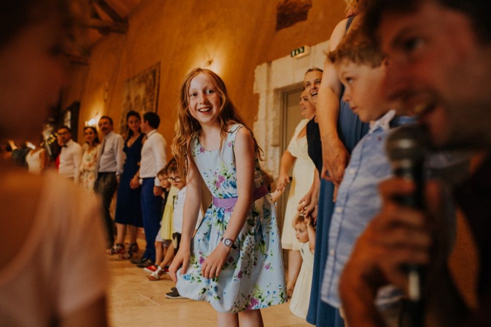 Ceilidh danse ecossaise mariage anglais Chateau de la Cote Perigord