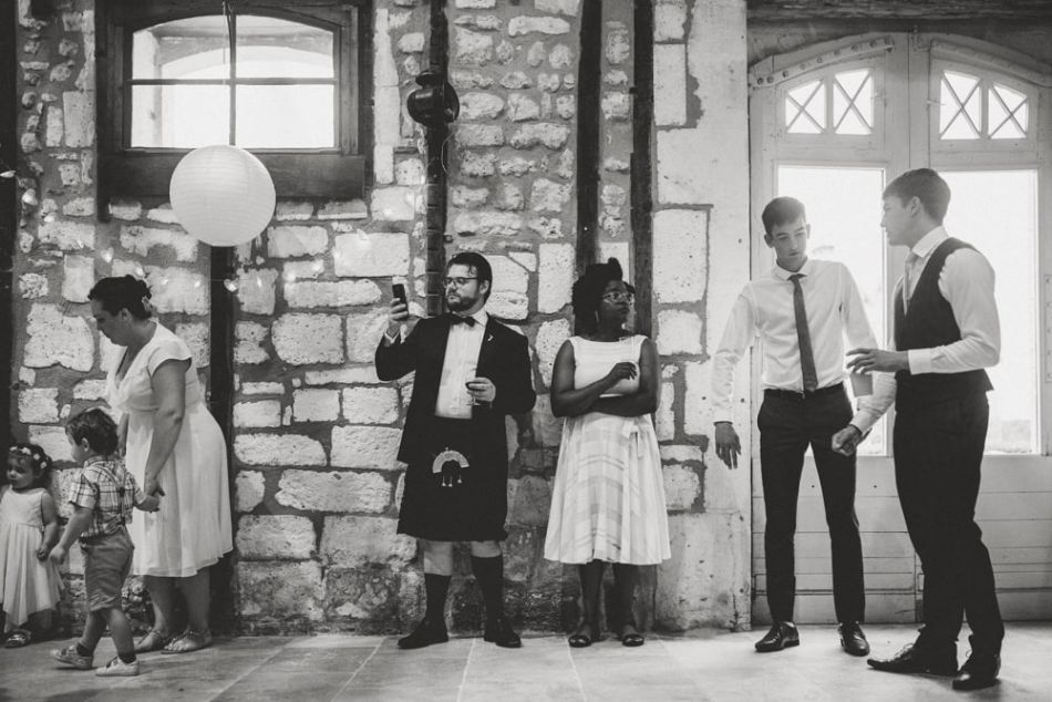 Assemblée internationale pour un mariage anglais écossais en Périgord