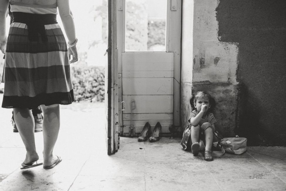 enfant qui s'ennuie mariage anglais dans le Perigord