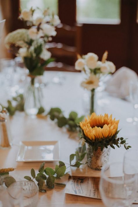 decoration table chic et bohème, mariage anglais, Perigord, chateau de la Cote