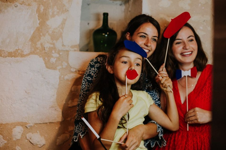 photobooth mariage anglais Perigord, Chateau de la Cote, MGphotographies